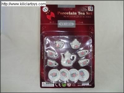 Kartela 13 Pcs Porselen Çay Seti