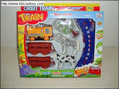 Kutulu Pilli Hayvanlı Tren Seti