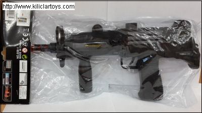 Pilli Titreşimli Lazerli Siyah Tüfek