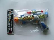 Pilli Işıklı Lazerli Tabanca