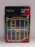 Kutulu 10'lu Mini Metal Araba