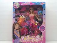 Kutulu Yedek Elbiseli Beauty Girl Bebek